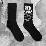 Anxiety Black Socks